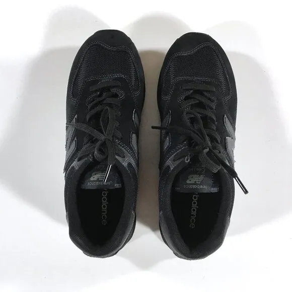 New Balance 574 Sneakers Mens Size 9 EUR 42.5 Black Suede ML574EVE