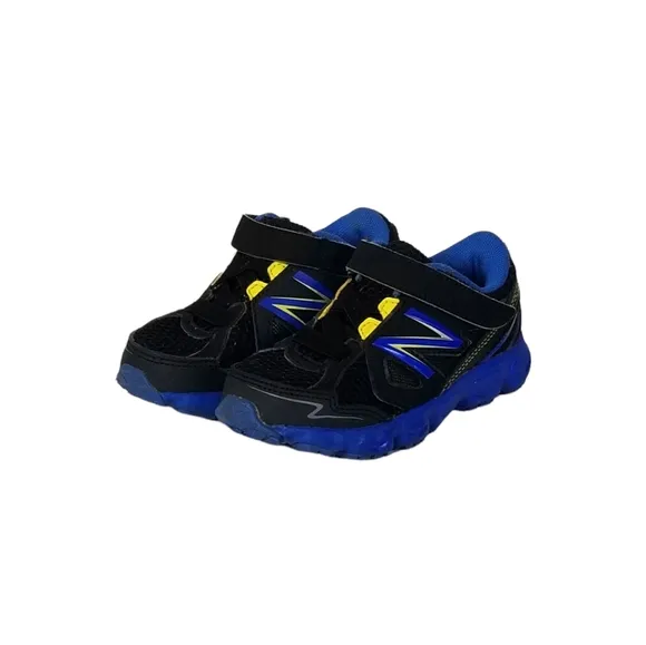 New Balance 750 V3 Toddler Sneakers In Blue/Black - Yellow Accent Size 7