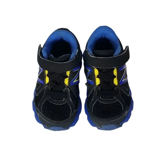 New Balance 750 V3 Toddler Sneakers In Blue/Black - Yellow Accent Size 7