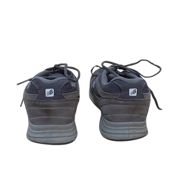 New Balance 877 Sneakers 10.5 Wide 2E Men Gray Walking Suede Mesh Athleisure