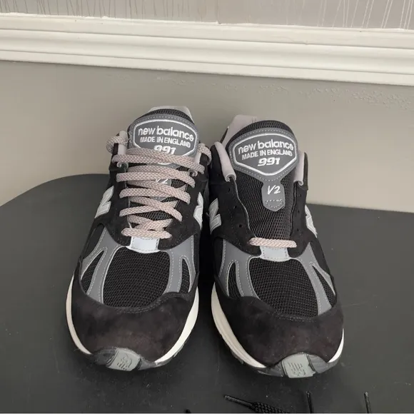 New Balance 991 Sneakers Men’s 13 Made in UK 991v2 Black