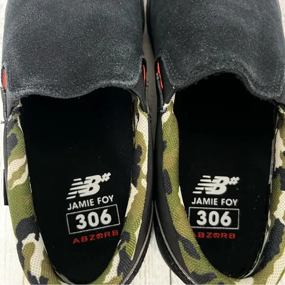 NEW BALANCE Numeric Jamie Foy 306 Laceless Slip On Sneakers 5.5 Men Youth Shoe