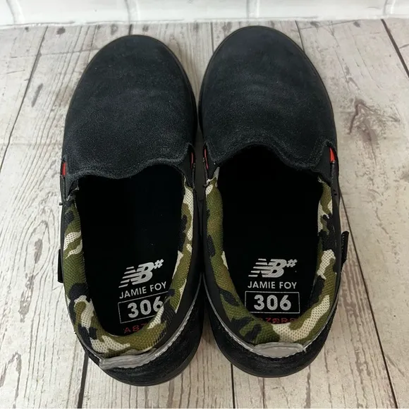 NEW BALANCE Numeric Jamie Foy 306 Laceless Slip On Sneakers 5.5 Men Youth Shoe