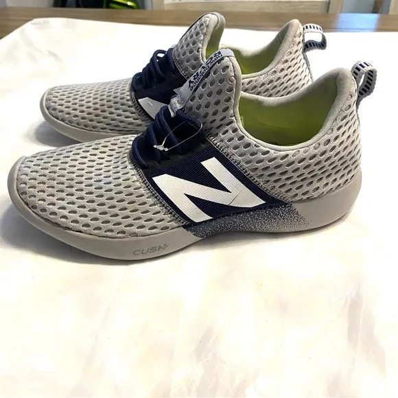 New Balance RCVRY v2 training mesh sneakers gray navy SZ 10 NWOT