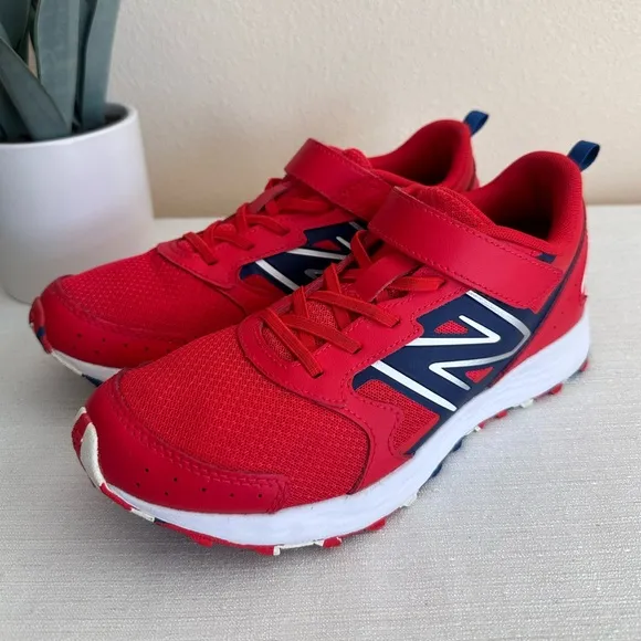 New Balance Team Red Night Sky Foam Mesh Athletic Sneakers Boys 6.5