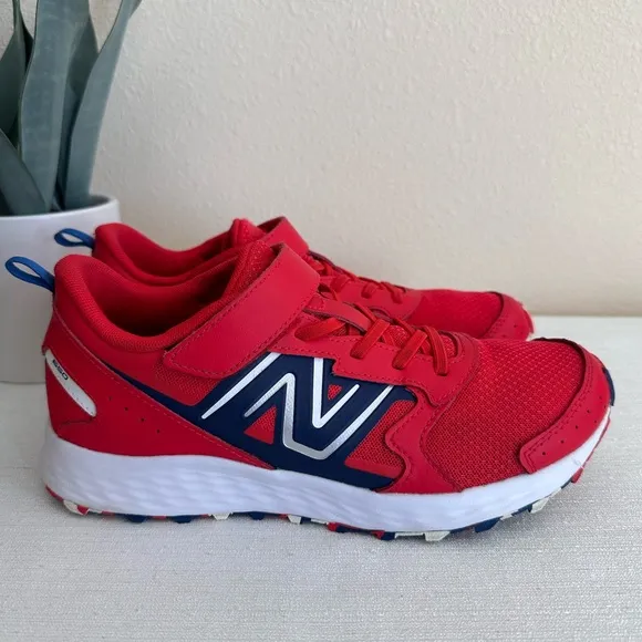 New Balance Team Red Night Sky Foam Mesh Athletic Sneakers Boys 6.5