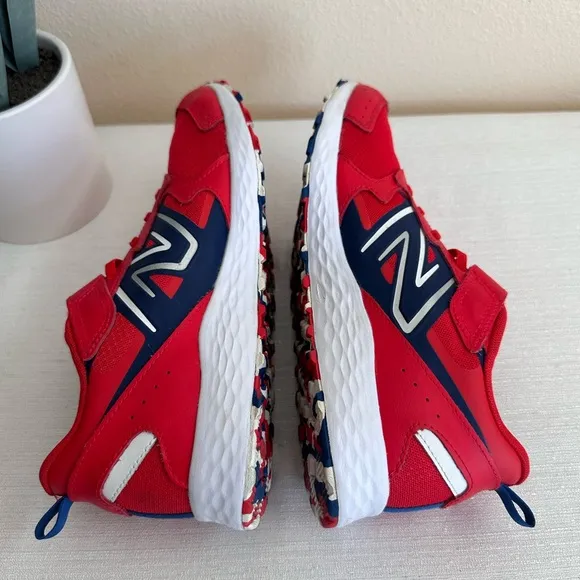 New Balance Team Red Night Sky Foam Mesh Athletic Sneakers Boys 6.5