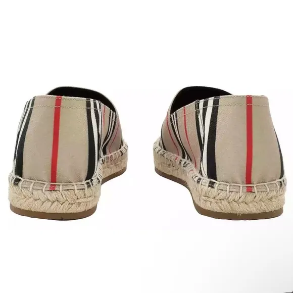 NEW Burberry Archive Beige Alport Icon Espadrilles