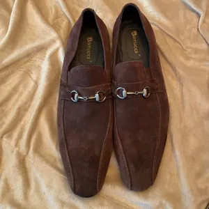 NEW Carrucci Brown Suede Loafers Size 13