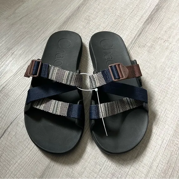 NEW CHACO Chillos Slides for Men Size 11 Blue