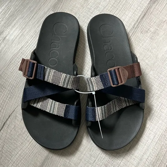 NEW CHACO Chillos Slides for Men Size 11 Blue
