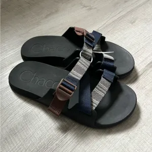 NEW CHACO Chillos Slides for Men Size 11 Blue