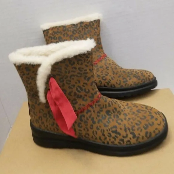New Chestnut Short Classic Boot I Love❤ UGG Animal Print Leopard Cheetah 1006213