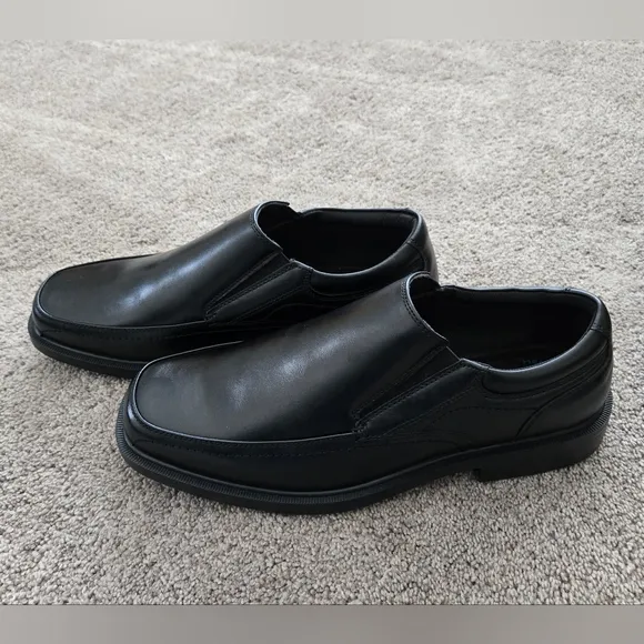 New Dockers Mens Edson  Slip On Black Dress Shoe