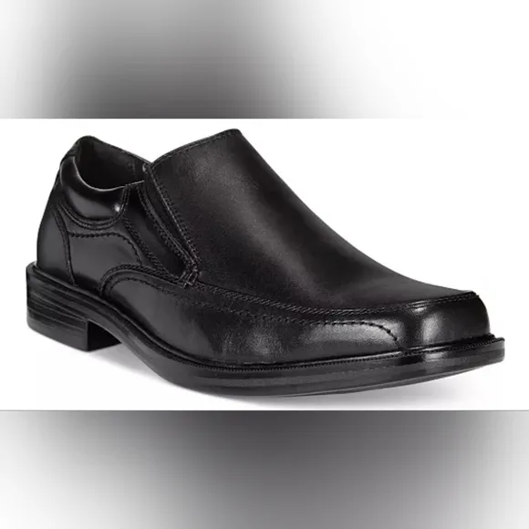 New Dockers Mens Edson  Slip On Black Dress Shoe