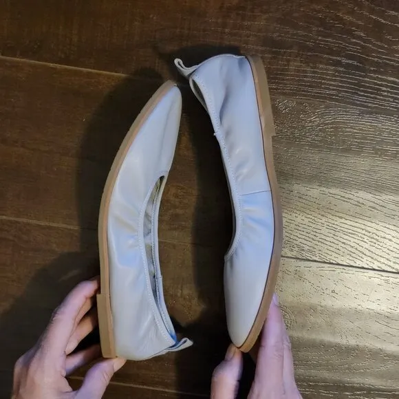 NEW Eileen Fisher Notion Ballet Flats Womens 7 Minimalist Comfort Timeless Basic