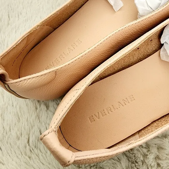 NEW Everlane The Day Glove Flat Pink Leather Ballet Flats