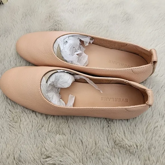 NEW Everlane The Day Glove Flat Pink Leather Ballet Flats