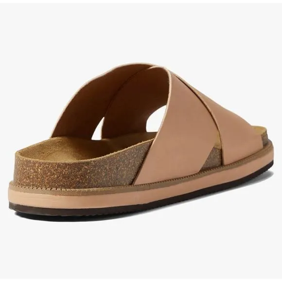NEW Free People Sidelines Footbed Women Tan Size 9