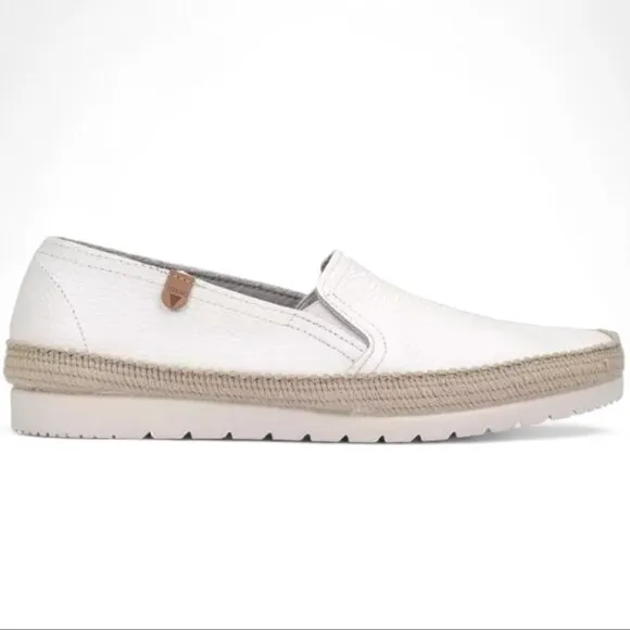 new FUN VERBENAS Made In Spain Leather Nuria Flat Espadrilles  252