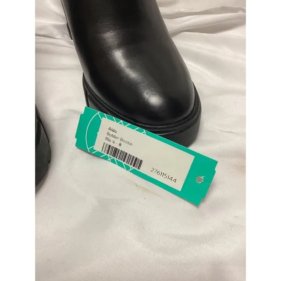 New-GORGEOUS AND SASSY! Aldo Bolder Ankle Chain Platform Boots Sz 8