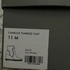 New in box! High end Aquatalia blk leather wedge boot sz 11- dropped firm price