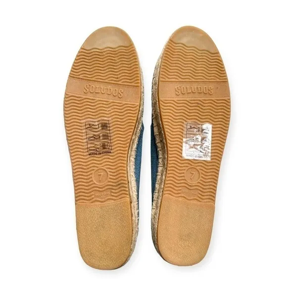 New in box Soludos x Mary Matson Floaties Espadrilles Flatshoes, Size 7