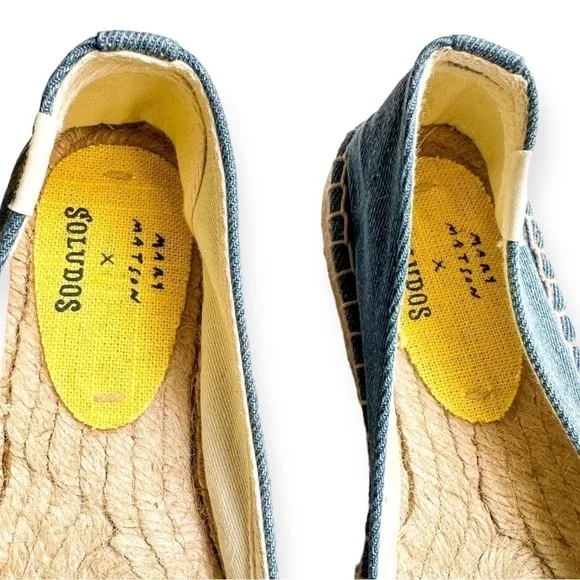 New in box Soludos x Mary Matson Floaties Espadrilles Flatshoes, Size 7