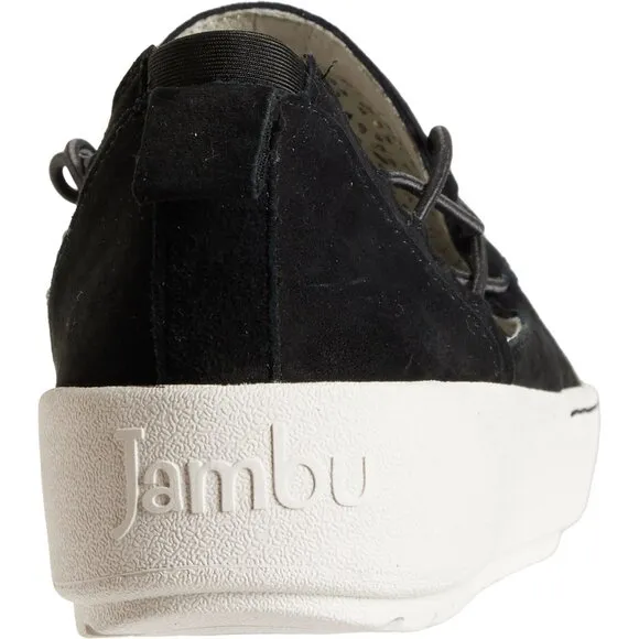 new Jambu Erin Sneakers  Suede Perforated Trainers Slip-On Sneakers  Sho…