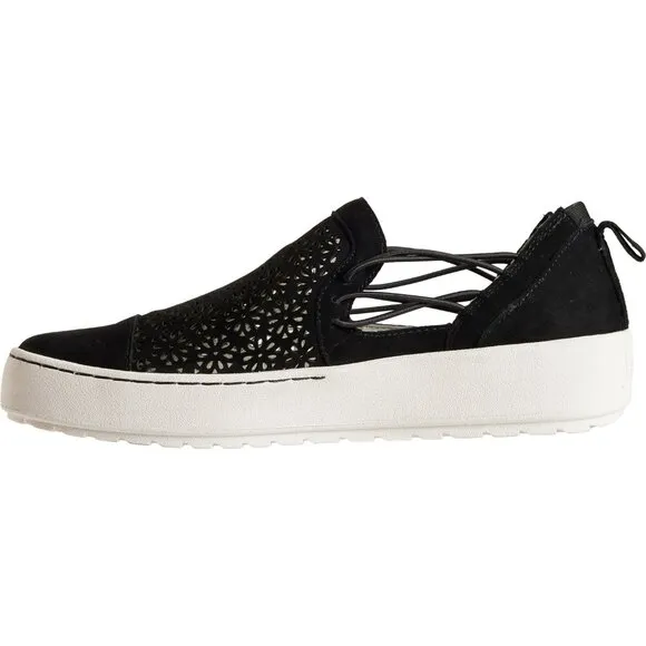 new Jambu Erin Sneakers  Suede Perforated Trainers Slip-On Sneakers  Sho…