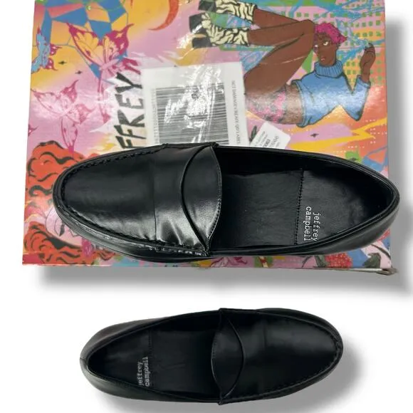 NEW Jeffrey Campbell Soaring Platform Loafers Size 7 Super High Wedge Heels