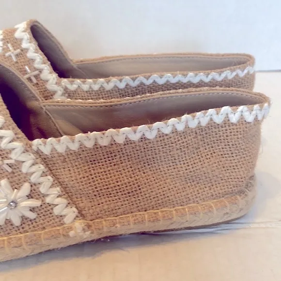 New Johnny Was x Antik Batik Tori Espadrilles Flats Size 39
