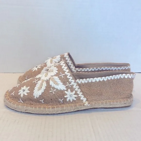 New Johnny Was x Antik Batik Tori Espadrilles Flats Size 39
