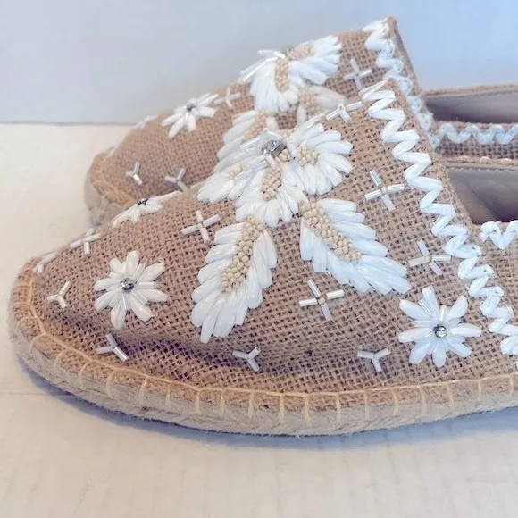New Johnny Was x Antik Batik Tori Espadrilles Flats Size 39