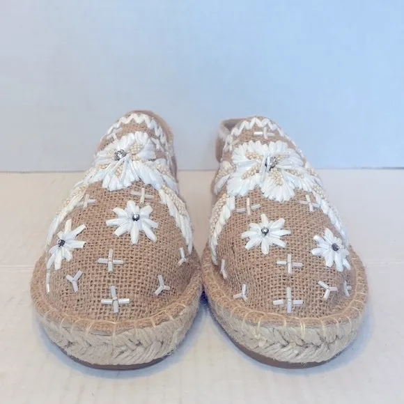 New Johnny Was x Antik Batik Tori Espadrilles Flats Size 39