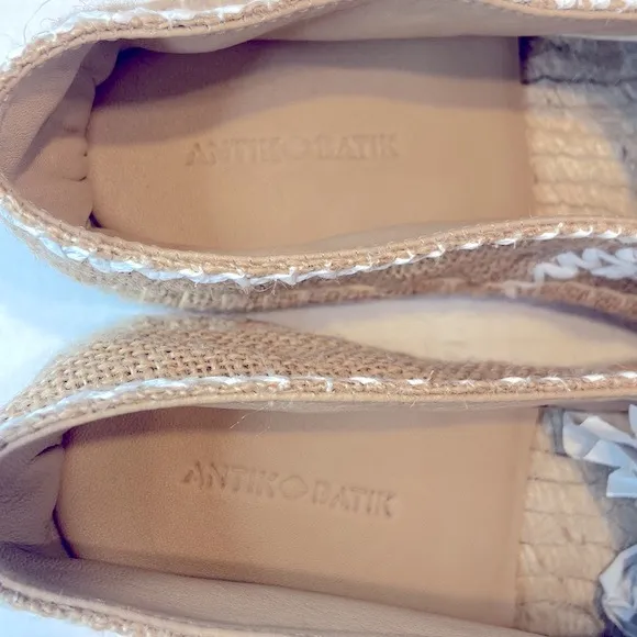 New Johnny Was x Antik Batik Tori Espadrilles Flats Size 39