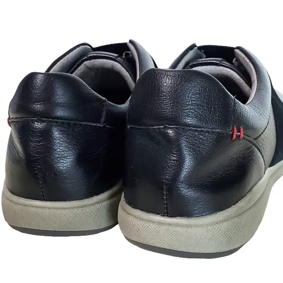 New Josef seibel caren womens size 36 5.5-6 leather slip on sneakers black