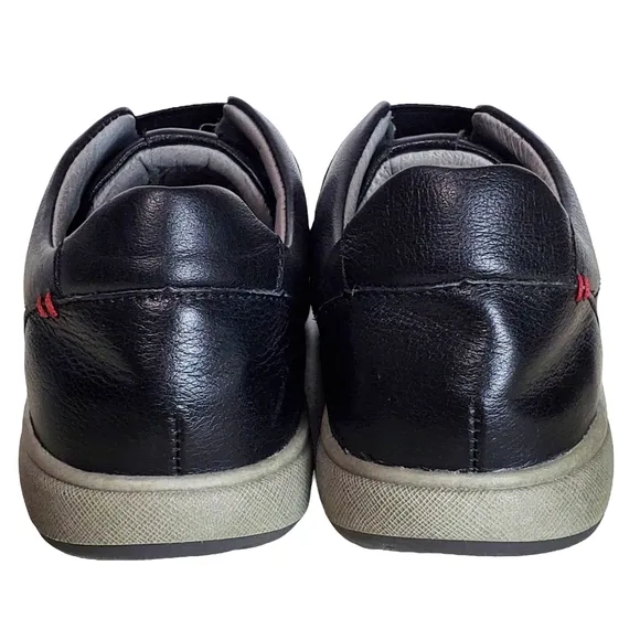 New Josef seibel caren womens size 36 5.5-6 leather slip on sneakers black