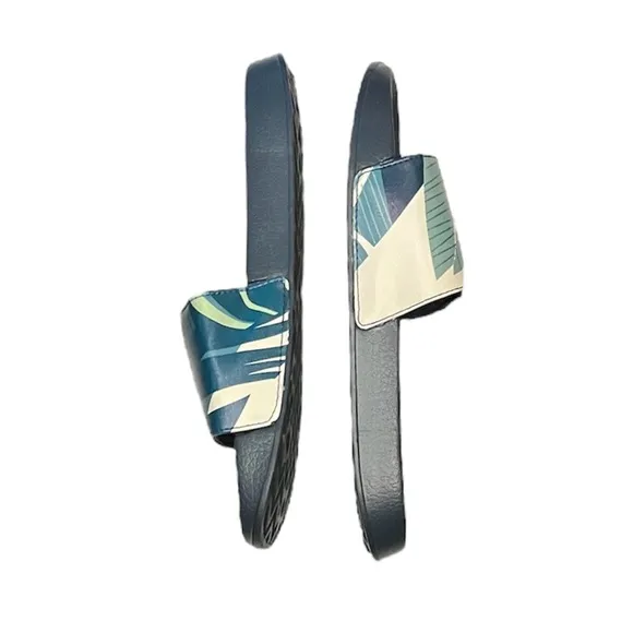 NEW Kith Men’s Palm Tree Slides size 41 Green