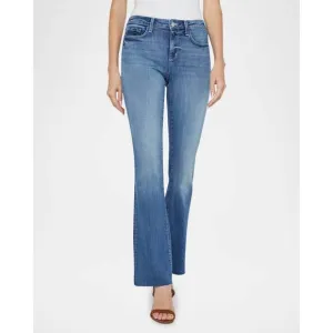 NEW L'AGENCE sneeki low rise sneaker straight leg jean in hanson