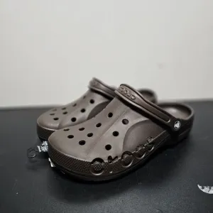 New Men's Size 10 Women’s Size 12 Crocs Baya Clog Unisex Slides Shoes Brown
