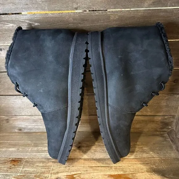 New Mens Timberland Richmond Ridge Black Suede Lined Chukka Boots Size 11.5 M‎