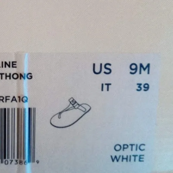 New Michael Kors Jelly Plate Optic White Thong Sandals Women US 9M