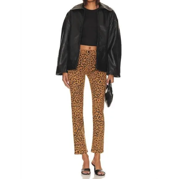 NEW MOTHER women's mid rise rider ankle jeans in hit the spot
