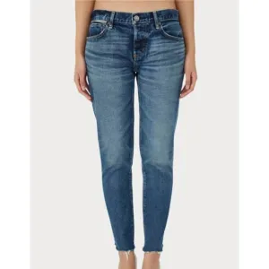 NEW MOUSSY velden tapered mid rise jeans in blue