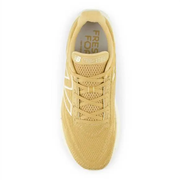 NEW NEW BALANCE men's 1080 v13 running sneakers in dolce with angora and gold
