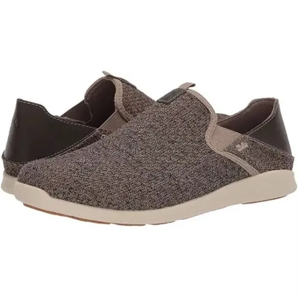 NEW Olukai Alpha slip on brown convertible sneakers 9.5
