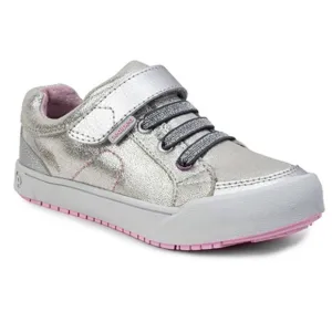 NEW pediped Dani silver sneakers