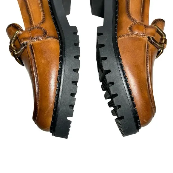 NEW Pikolinos Aviles Cuero Platform Loafers size EU41 | US 10 Preppy Academia
