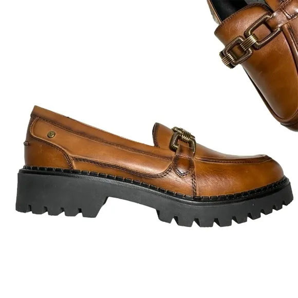 NEW Pikolinos Aviles Cuero Platform Loafers size EU41 | US 10 Preppy Academia